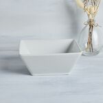 Abney & Croft White 6" Square Bowl